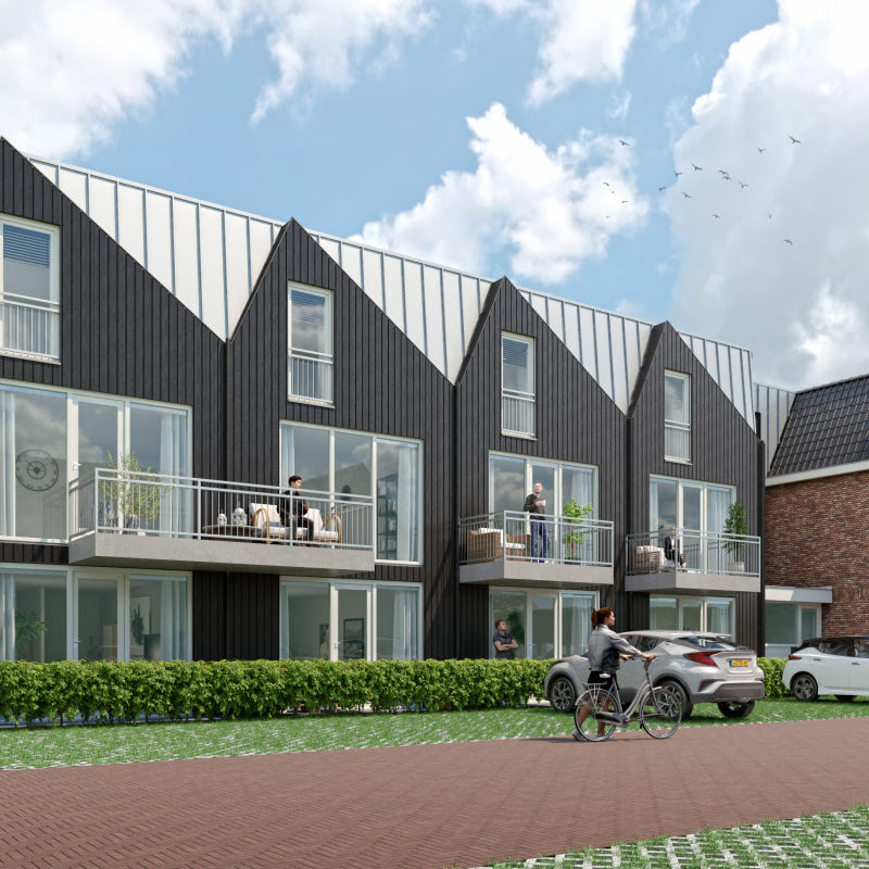 Impressie vanaf parkeerterrein