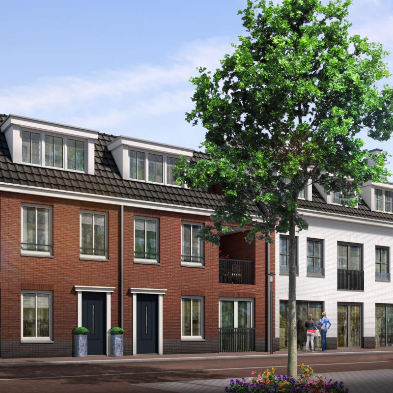 hoek vanaf Raadhuisstraat